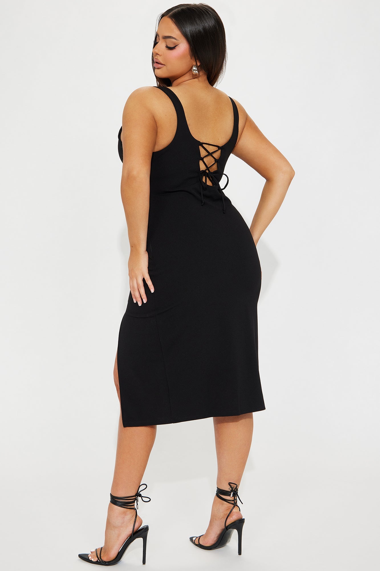 Robe Midi Valentina - Noir