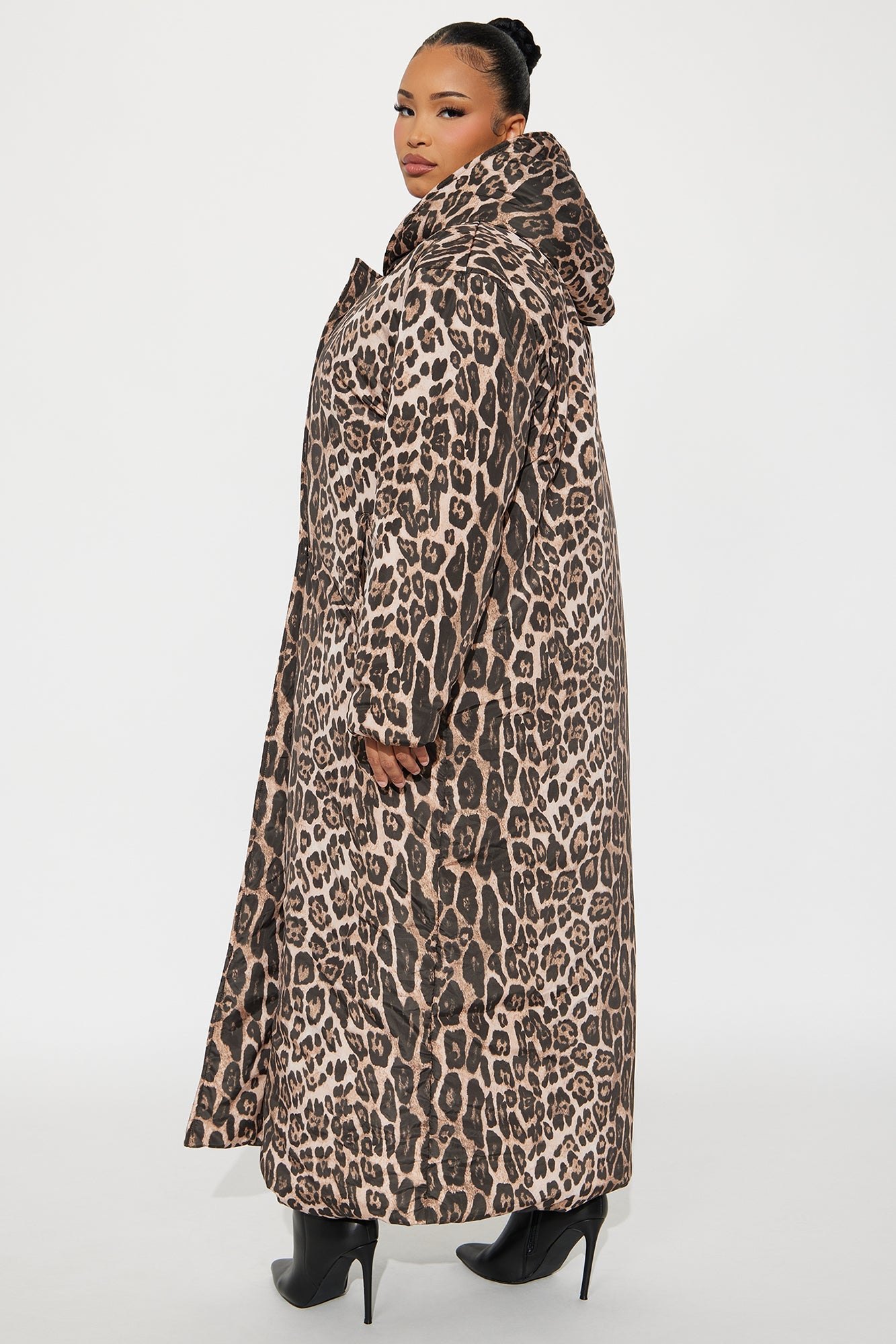 Manteau Puffer Léopard Lilith - Léopard