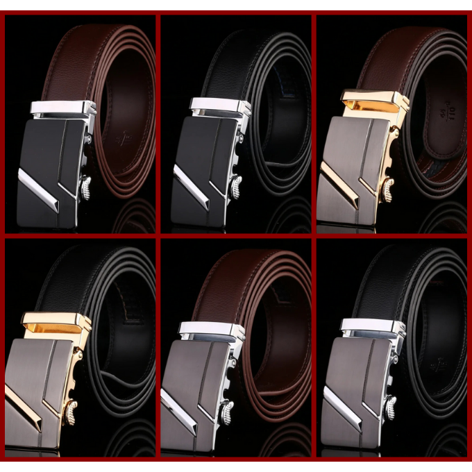 Ceinture en cuir de vachette 100%