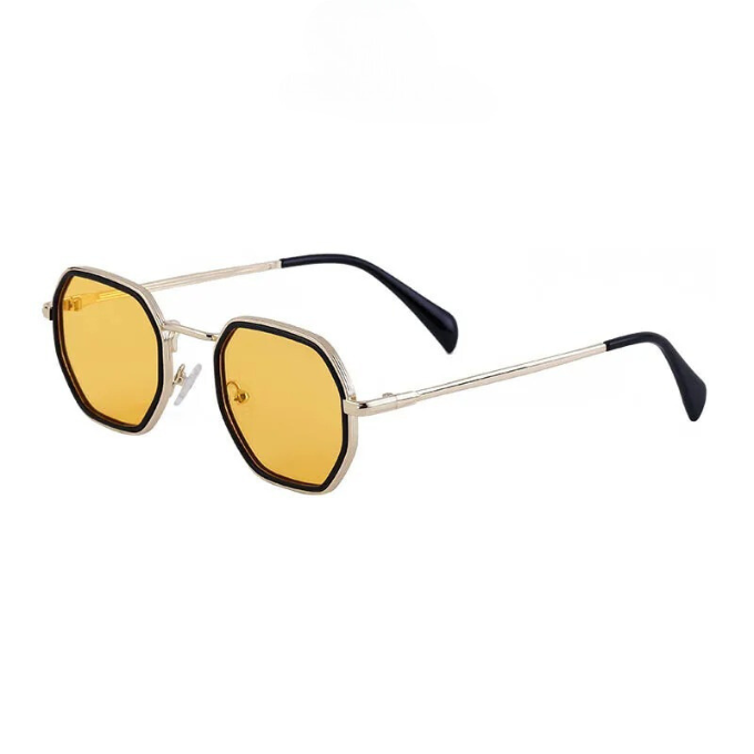 Lunettes de soleil octogonales