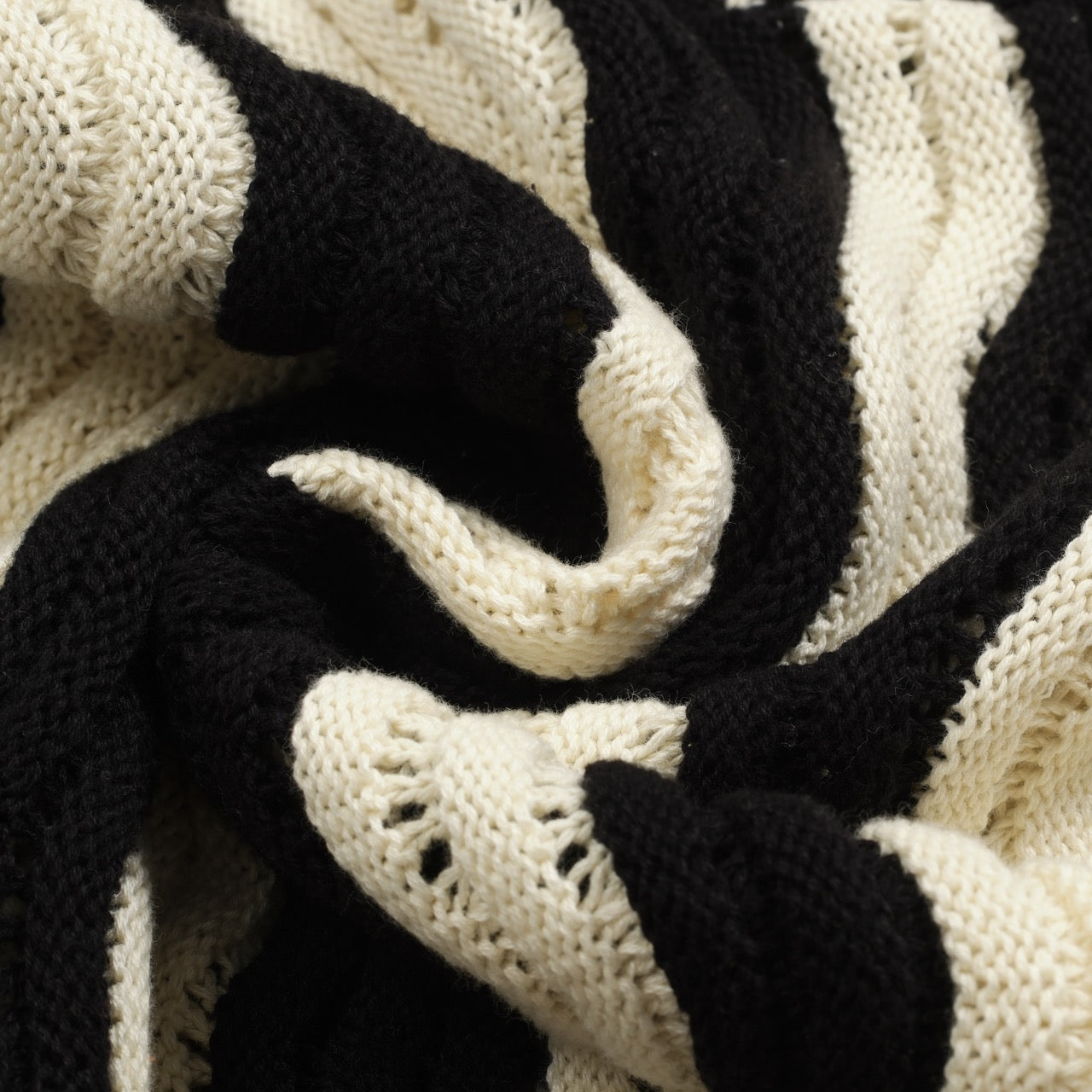 Polo en jacquard texturé vintage noir pour hommes