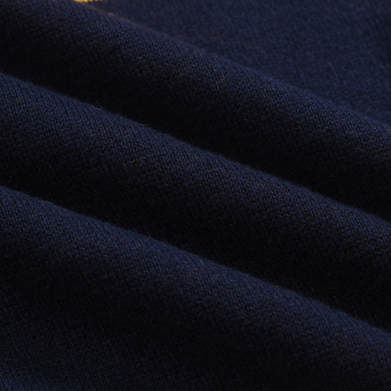 Chemise tricotée vintage jacquard V en bleu fleuri pour homme