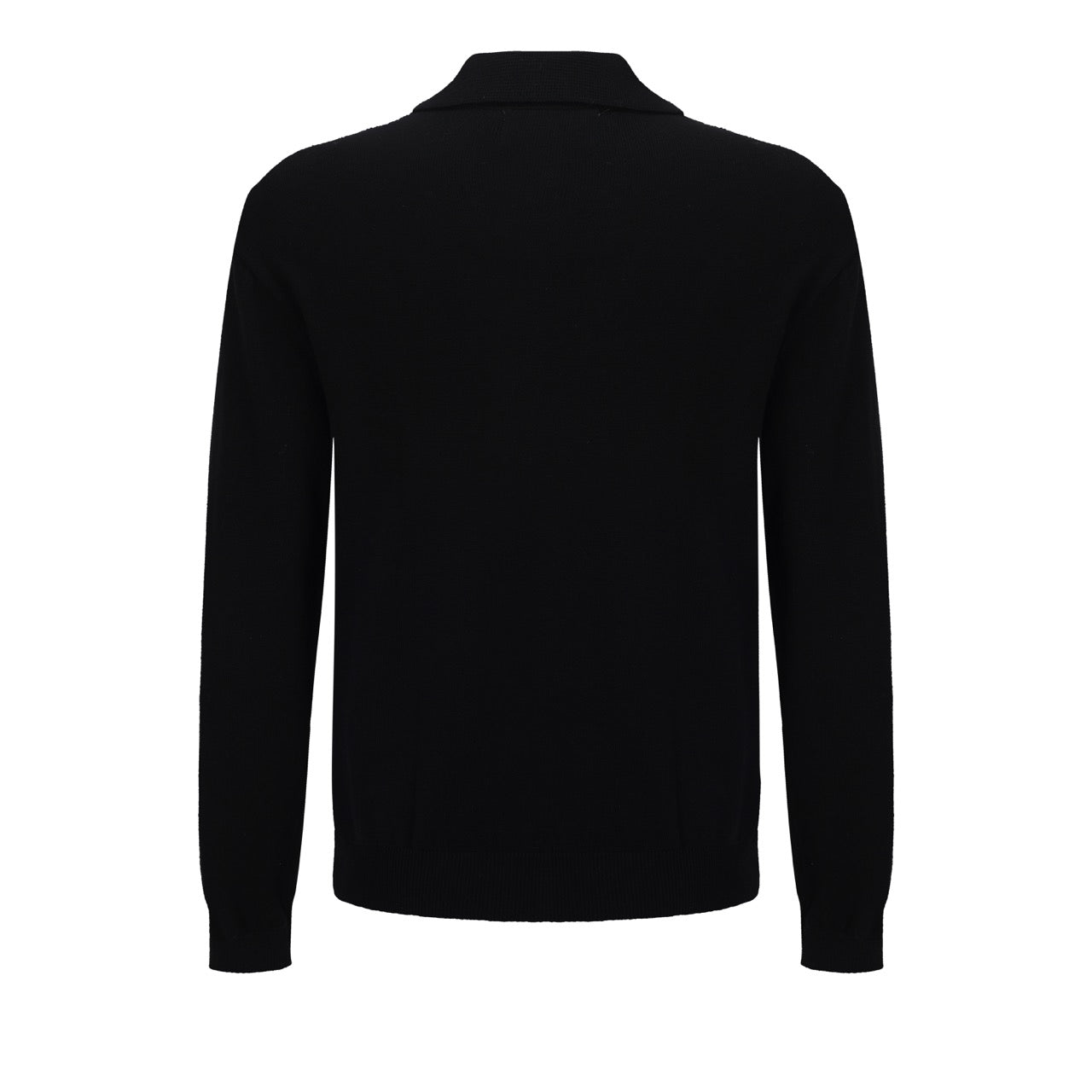 Veste en tricot zippée rétro des années 1970 pour hommes – Noir vintage avec rayures verticales rouges et blanches