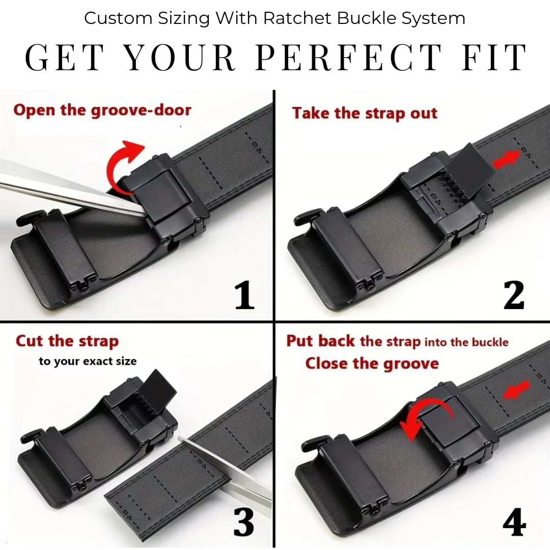 Ceinture en cuir de vachette 100 % Monarch