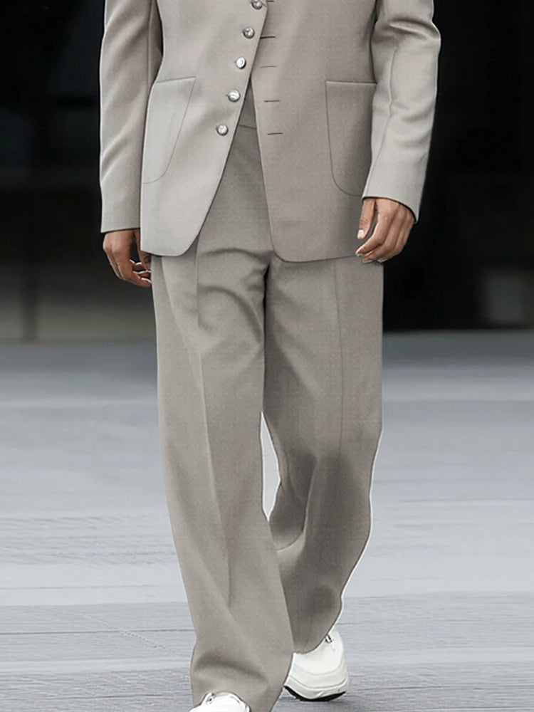 Ensemble assorti de blazer fin décontracté