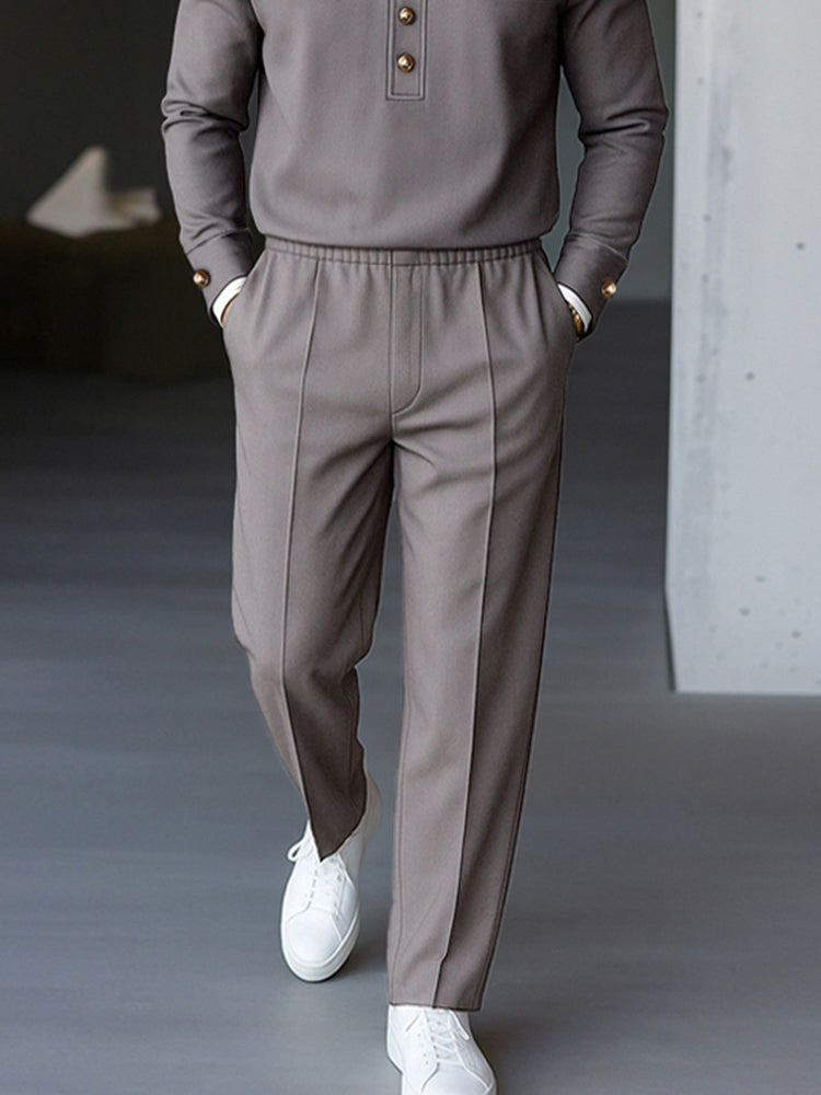 Ensemble assorti style militaire décontracté