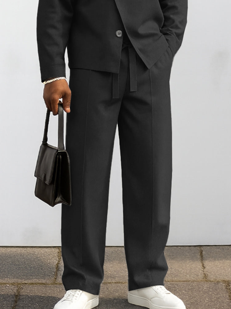 Ensemble Pantalon Veste Avant Asymétrique Urbain