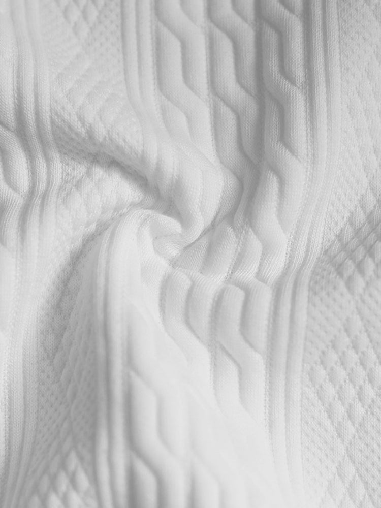 Ensemble Jacquard à Câble Athleisure