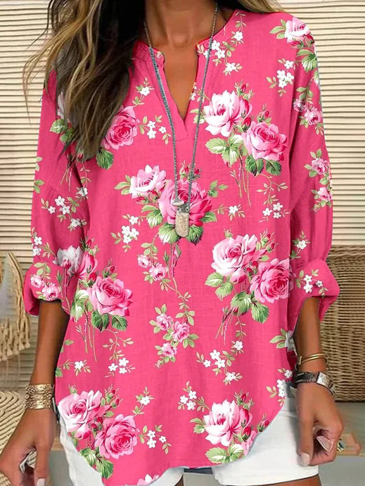 Lianne | Blouse Florale Élégante
