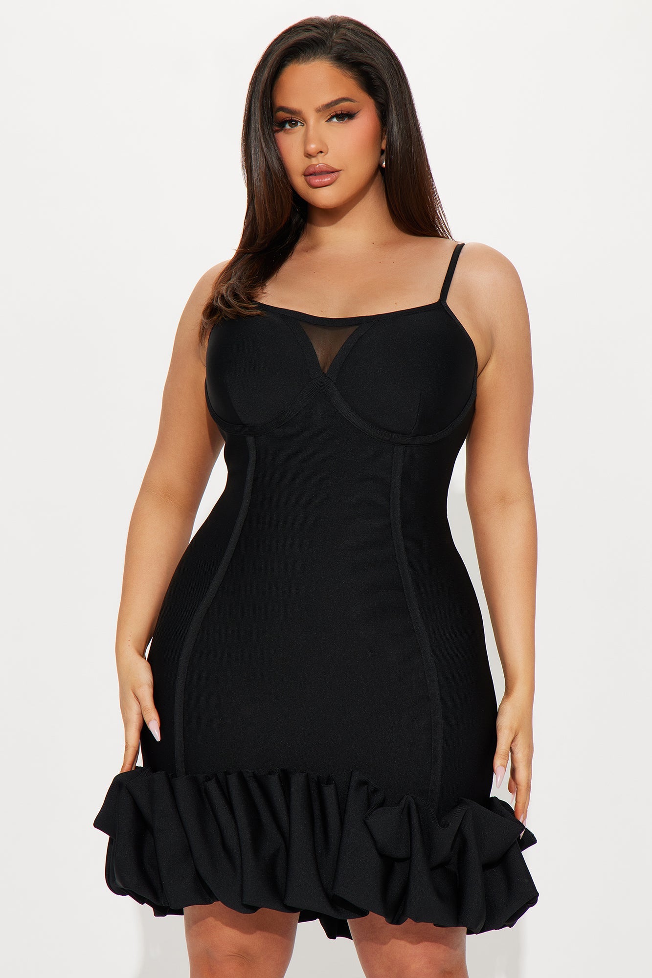 Robe Mini Bandage Everly - Noir