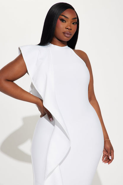 Robe Midi Bandage Raylin - Blanc