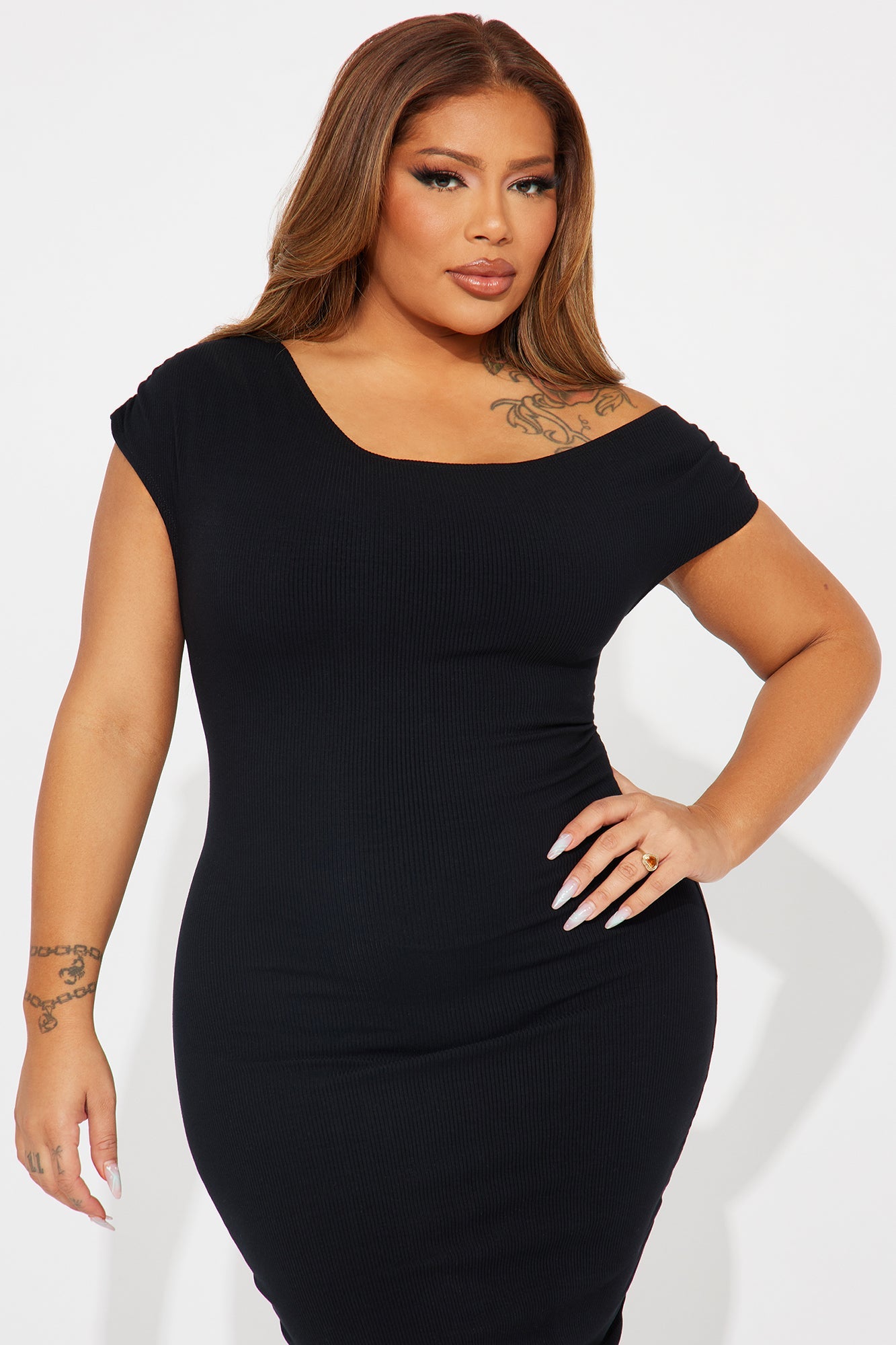 Robe Mini Kelli Snatched - Noir