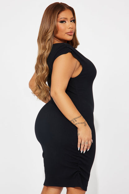 Robe Mini Kelli Snatched - Noir