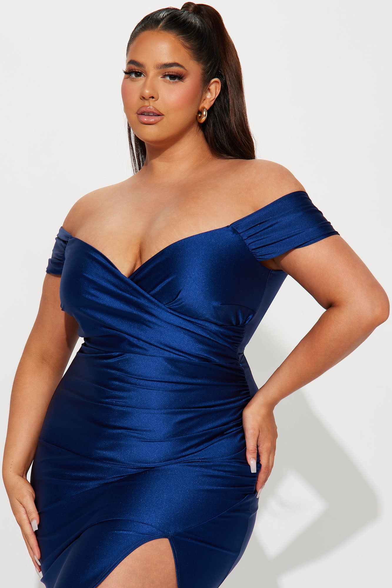 Robe Maxi Nuits Romantiques - Marine