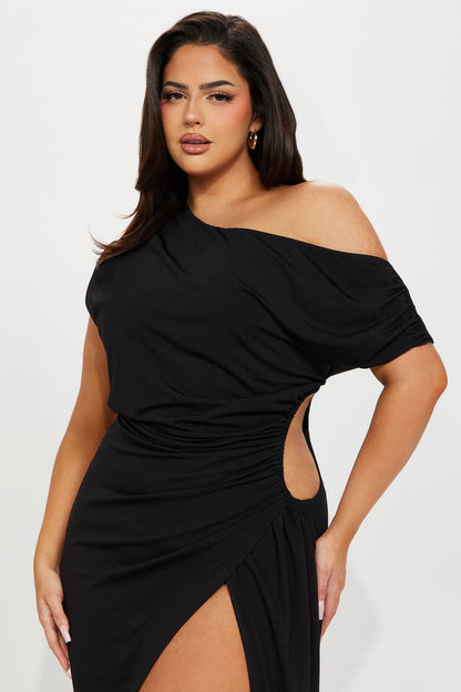 Robe Maxi Keep Walking - Noir