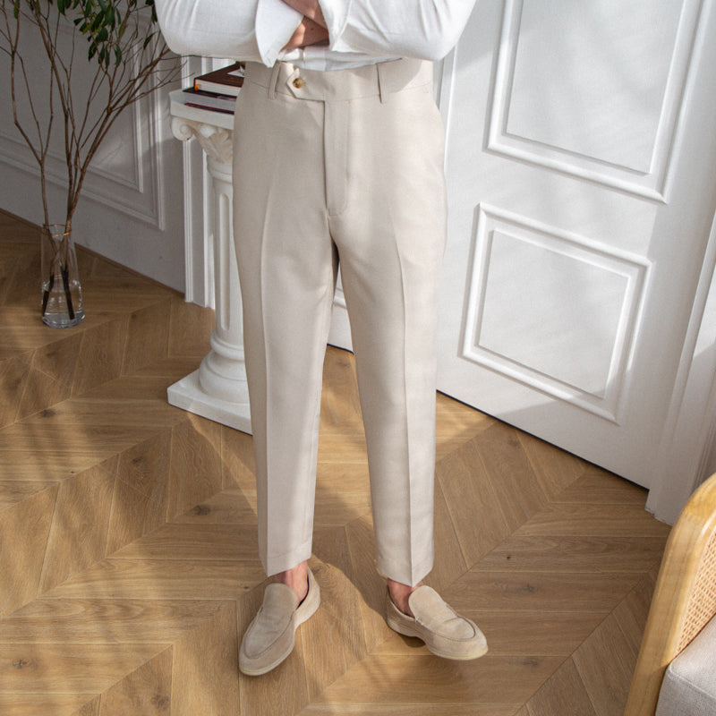 Pantalons droits Easy-Iron Sanremo