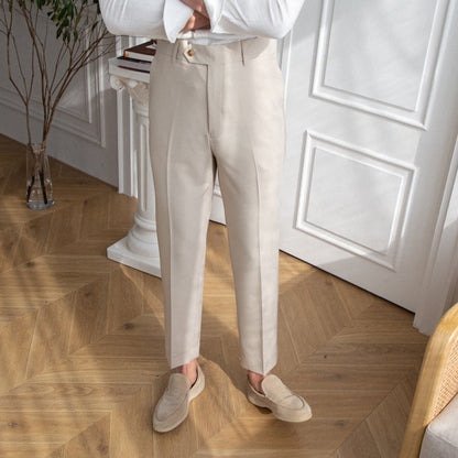 Pantalons droits Easy-Iron Sanremo