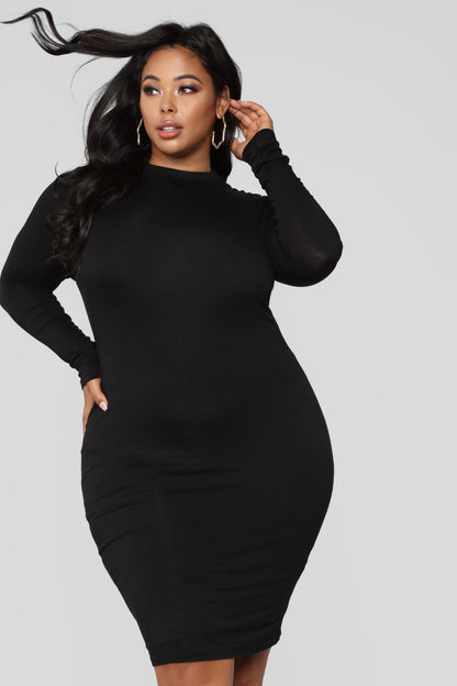 Robe Midi Kora - Noir