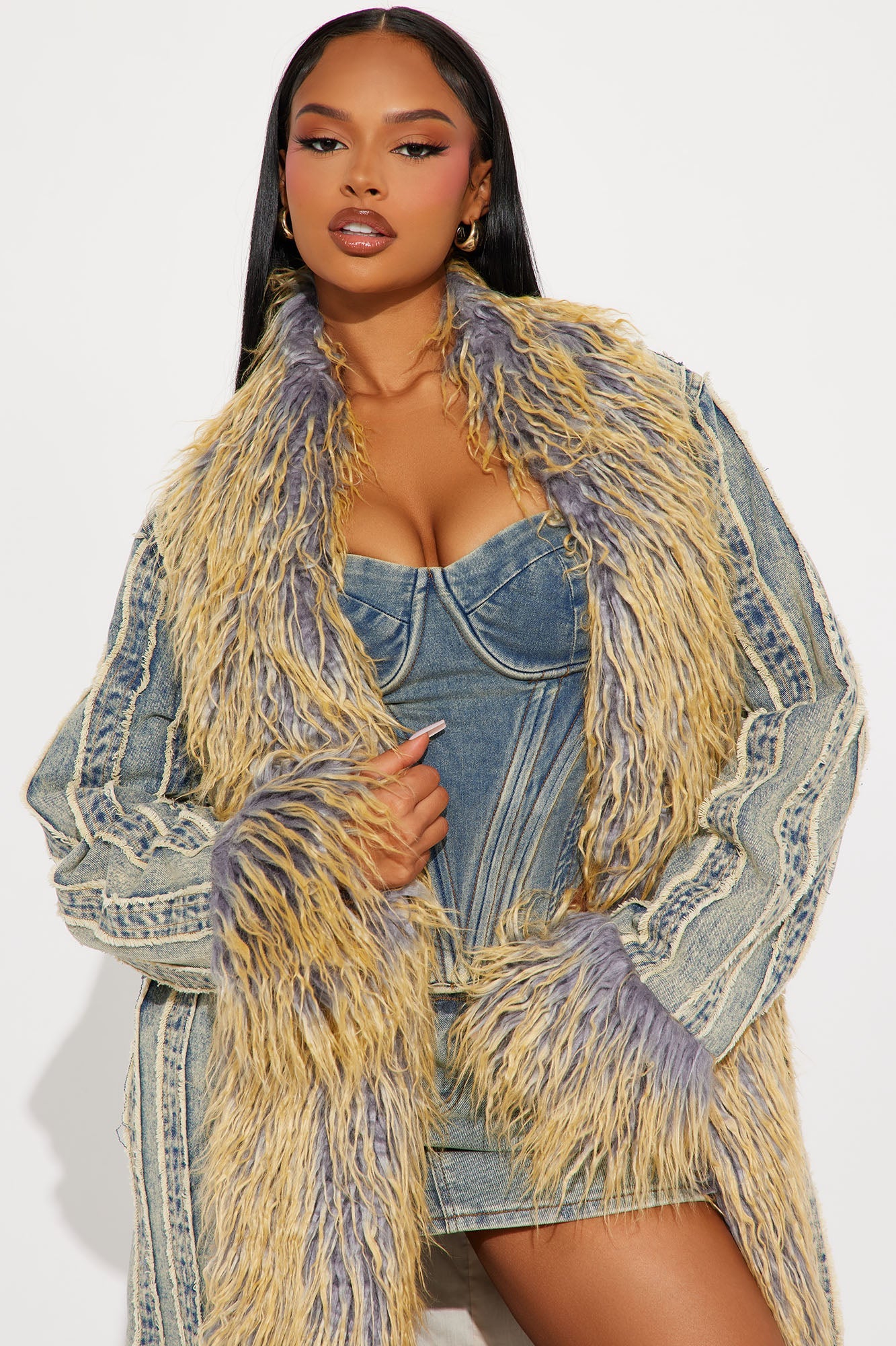 Trench en Denim Lave-Moi Pas - Lavage Vintage