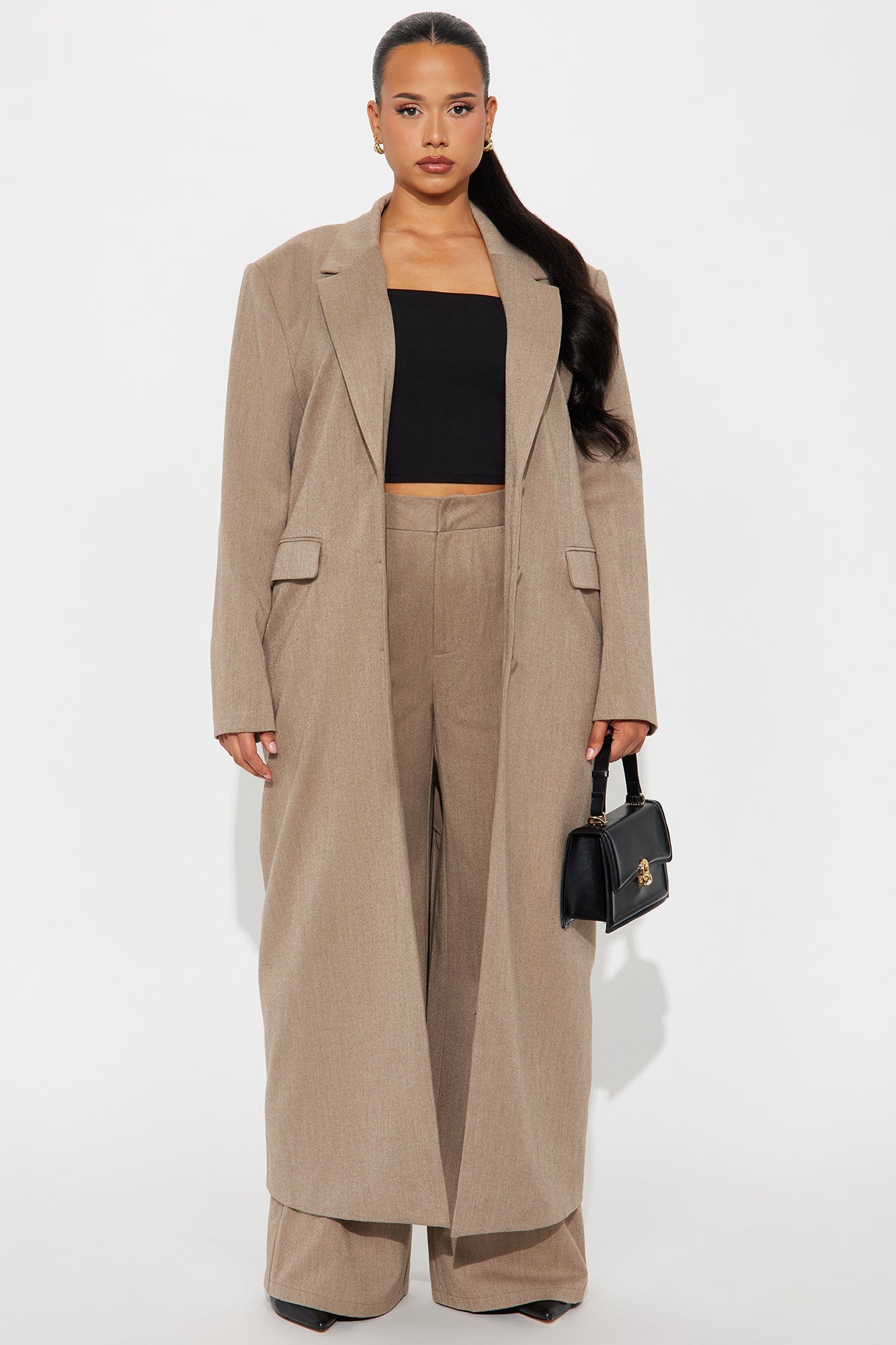 Manteau Trench de Niveau de Sophistication - Mocha