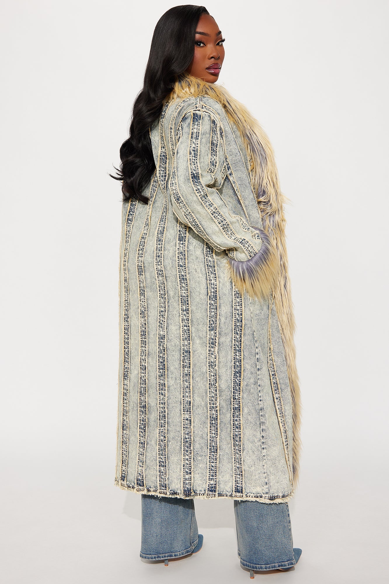 Trench en Denim Lave-Moi Pas - Lavage Vintage