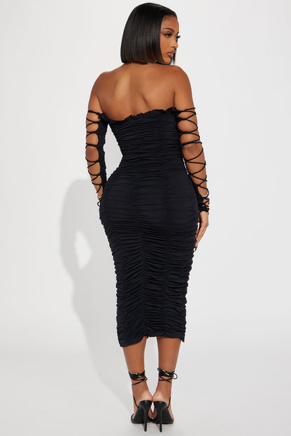 Robe Midi Time to Slay - Noir