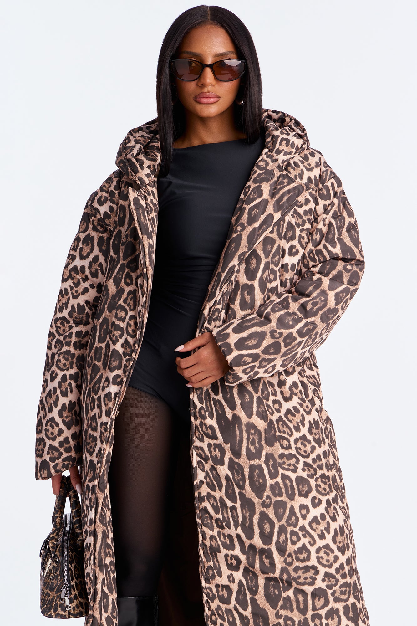 Manteau Puffer Léopard Lilith - Léopard