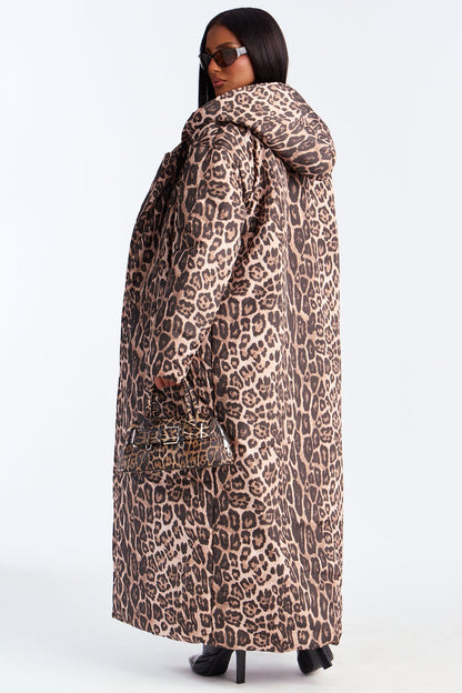 Manteau Puffer Léopard Lilith - Léopard