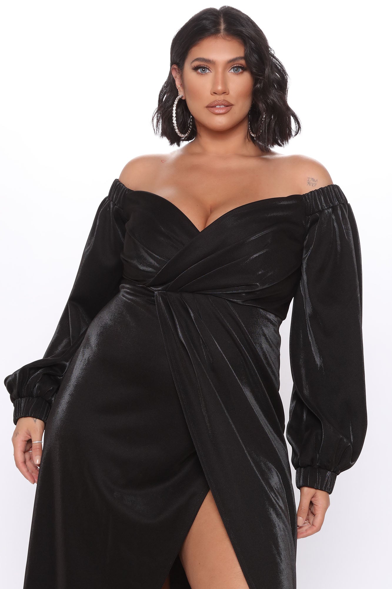 Robe Maxi Pas Prête Pour Vous - Noir