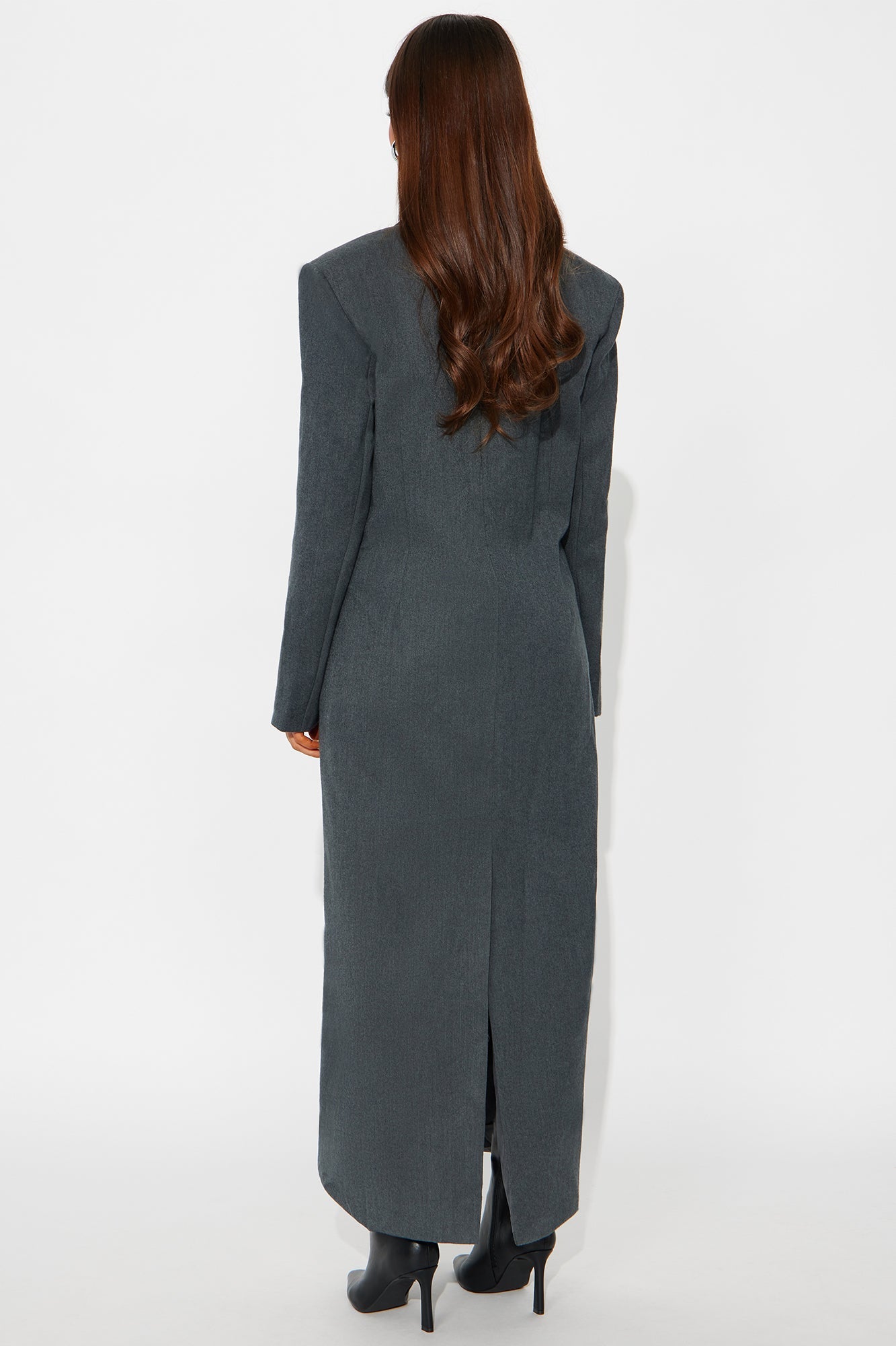 Manteau Trench de Niveau de Sophistication - Charbon