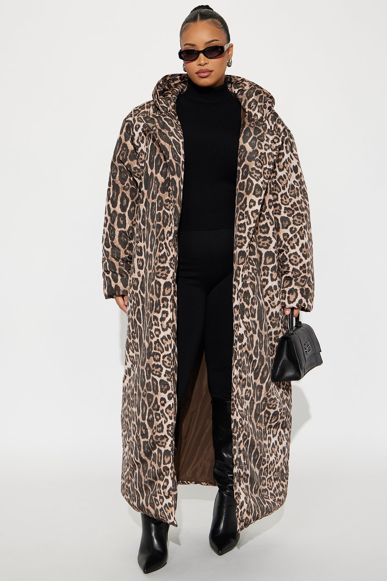 Manteau Puffer Léopard Lilith - Léopard