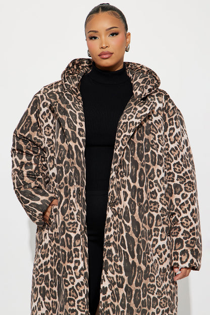 Manteau Puffer Léopard Lilith - Léopard