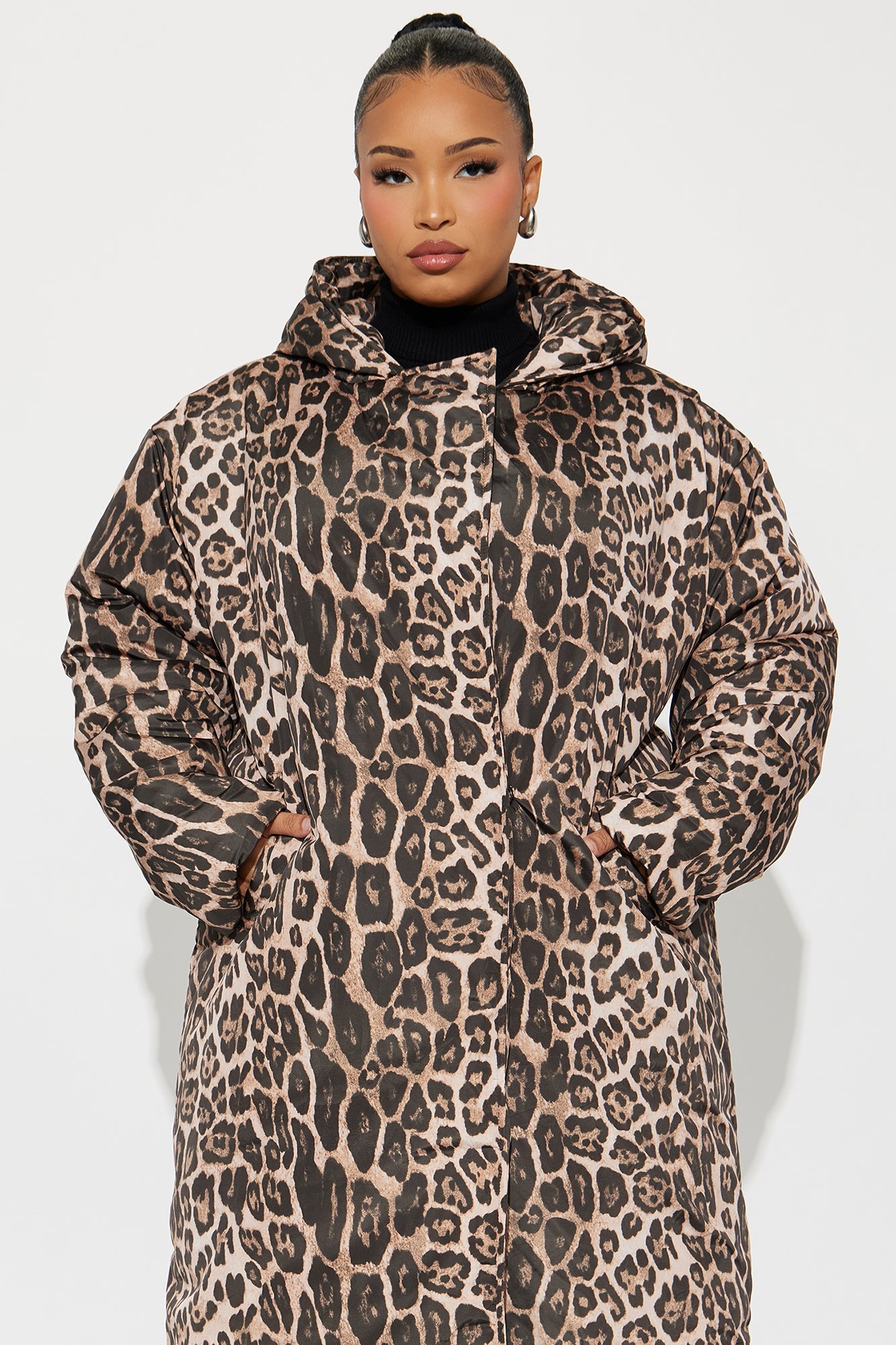 Manteau Puffer Léopard Lilith - Léopard