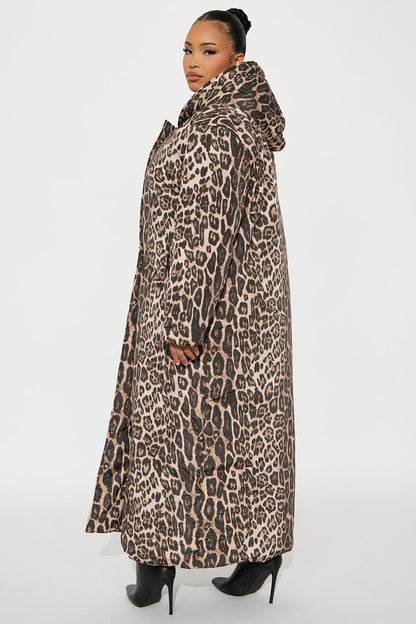 Manteau Puffer Léopard Lilith - Léopard