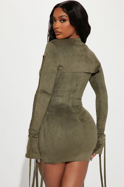 Ensemble Robe Mini Yovanna - Olive