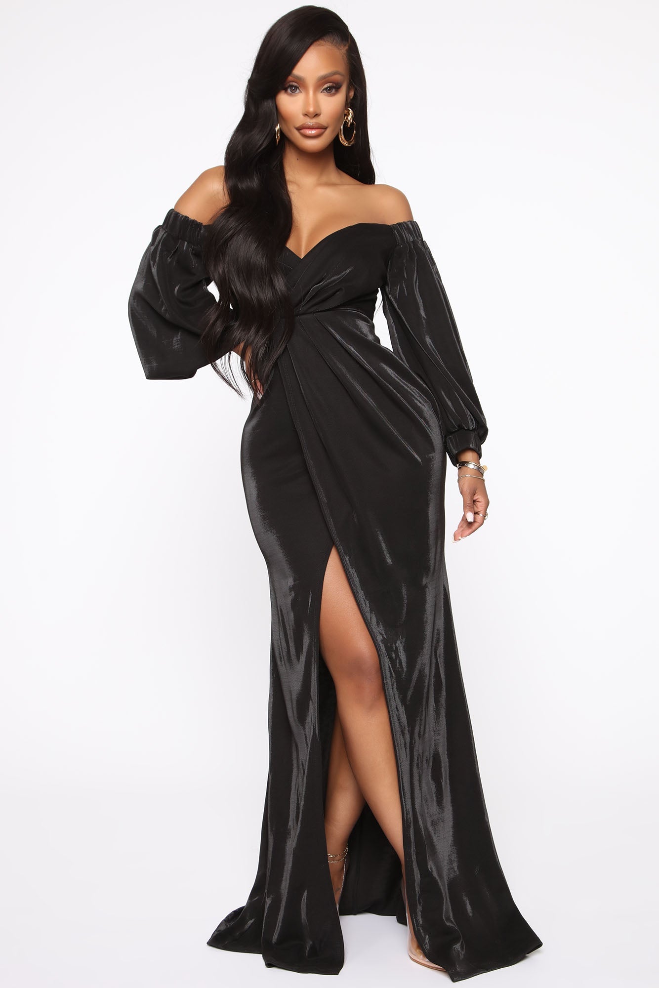 Robe Maxi Pas Prête Pour Vous - Noir