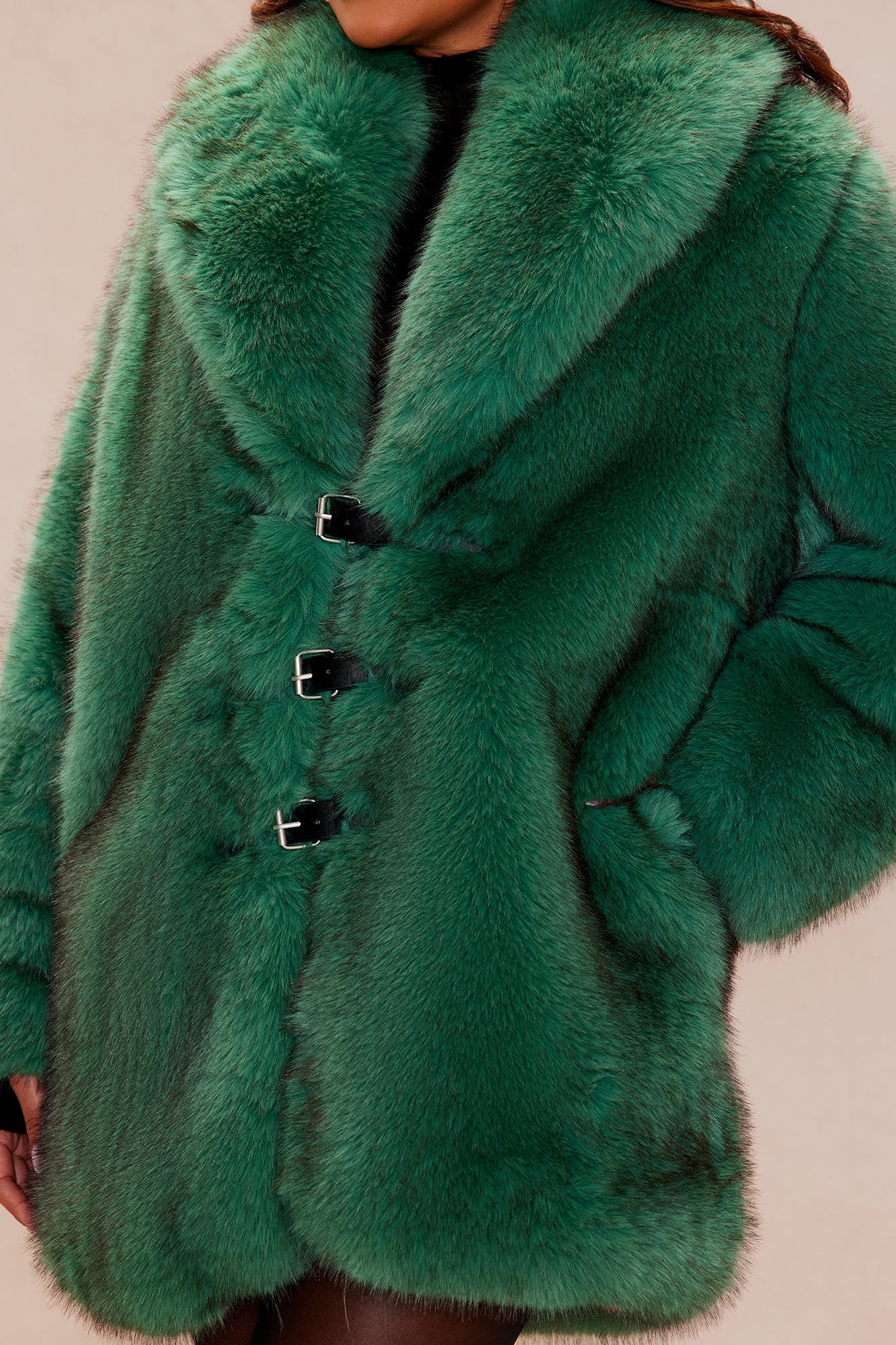 Veste en Fausse Fourrure Tundra - Vert