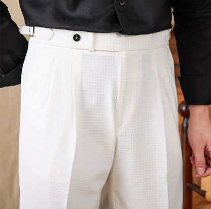 Bermudas Plissées en Seersucker à Gaufres Cagliari