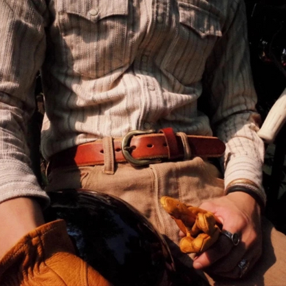 Ceinture en Cuir Pleine Fleur Ironhide