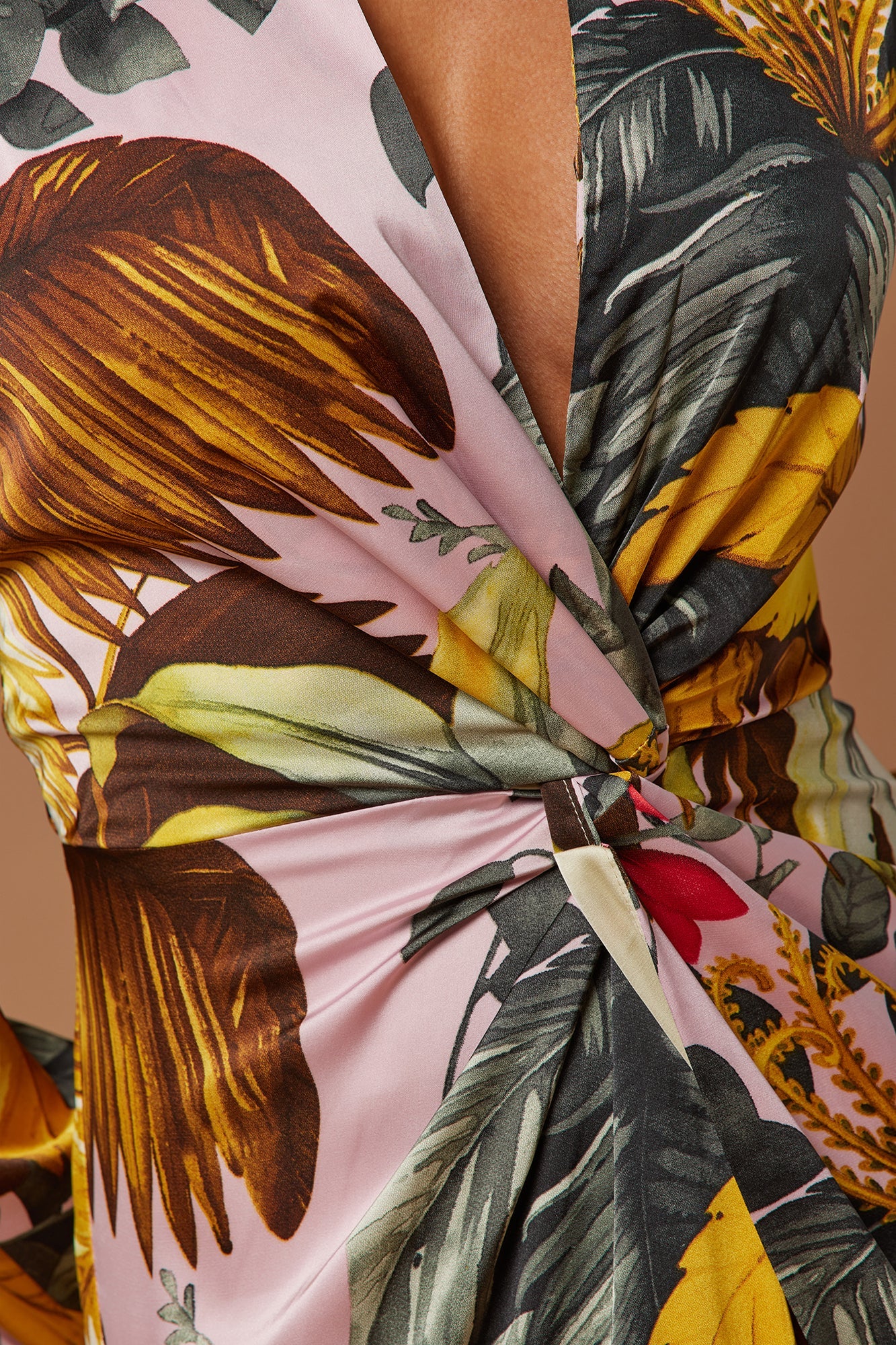 Robe Maxi Satin Floral Teresa - Multi Couleur