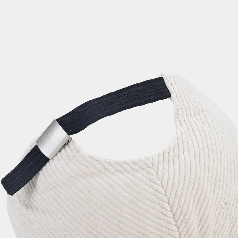 Casquette Classique en Velours Côtelé