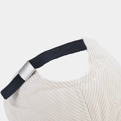 Casquette Classique en Velours Côtelé