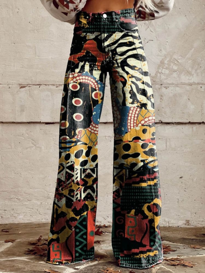 TARSILLA - PANTALON LARGE ART