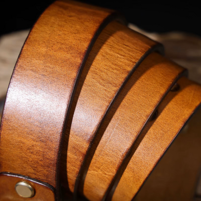 Ceinture en cuir pleine fleur Harlan