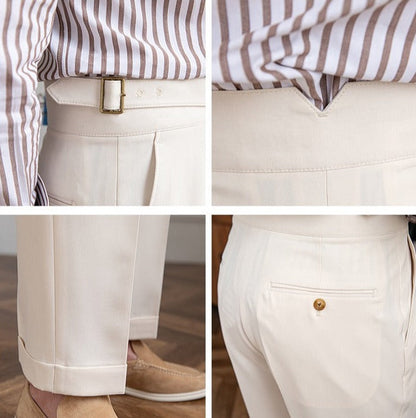 Pantalon Plissé Droit Gurkha Monza