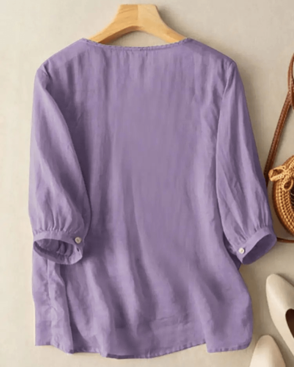 Cristine | Blouse en Coton Délicat