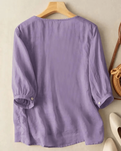 Cristine | Blouse en Coton Délicat