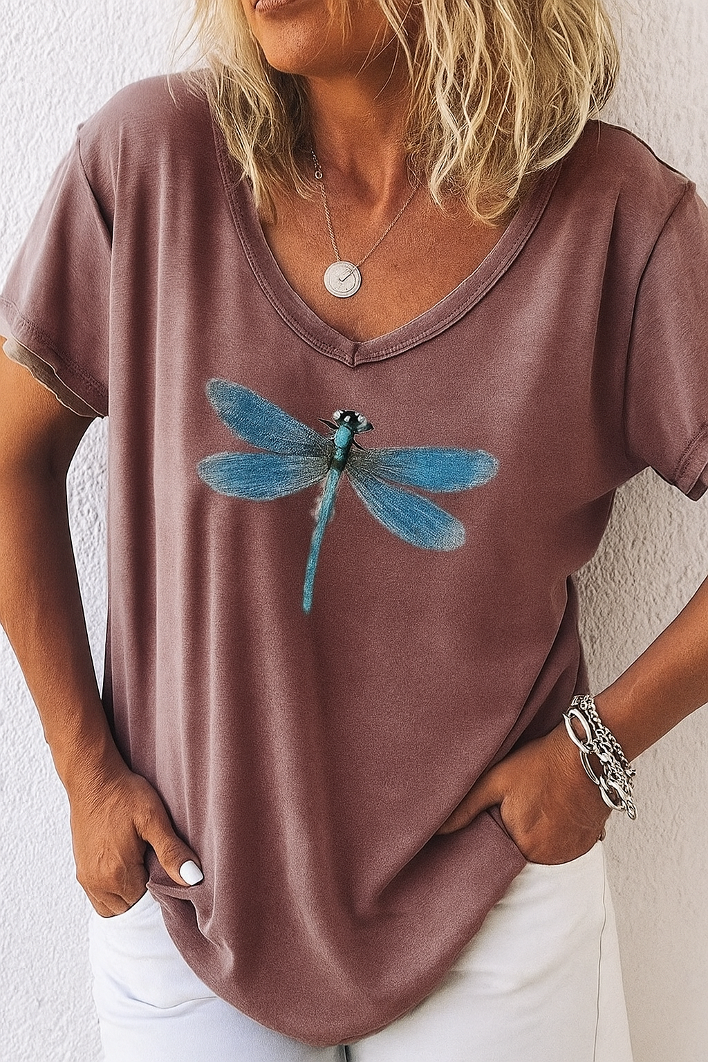 Estelle | T-shirt Col V