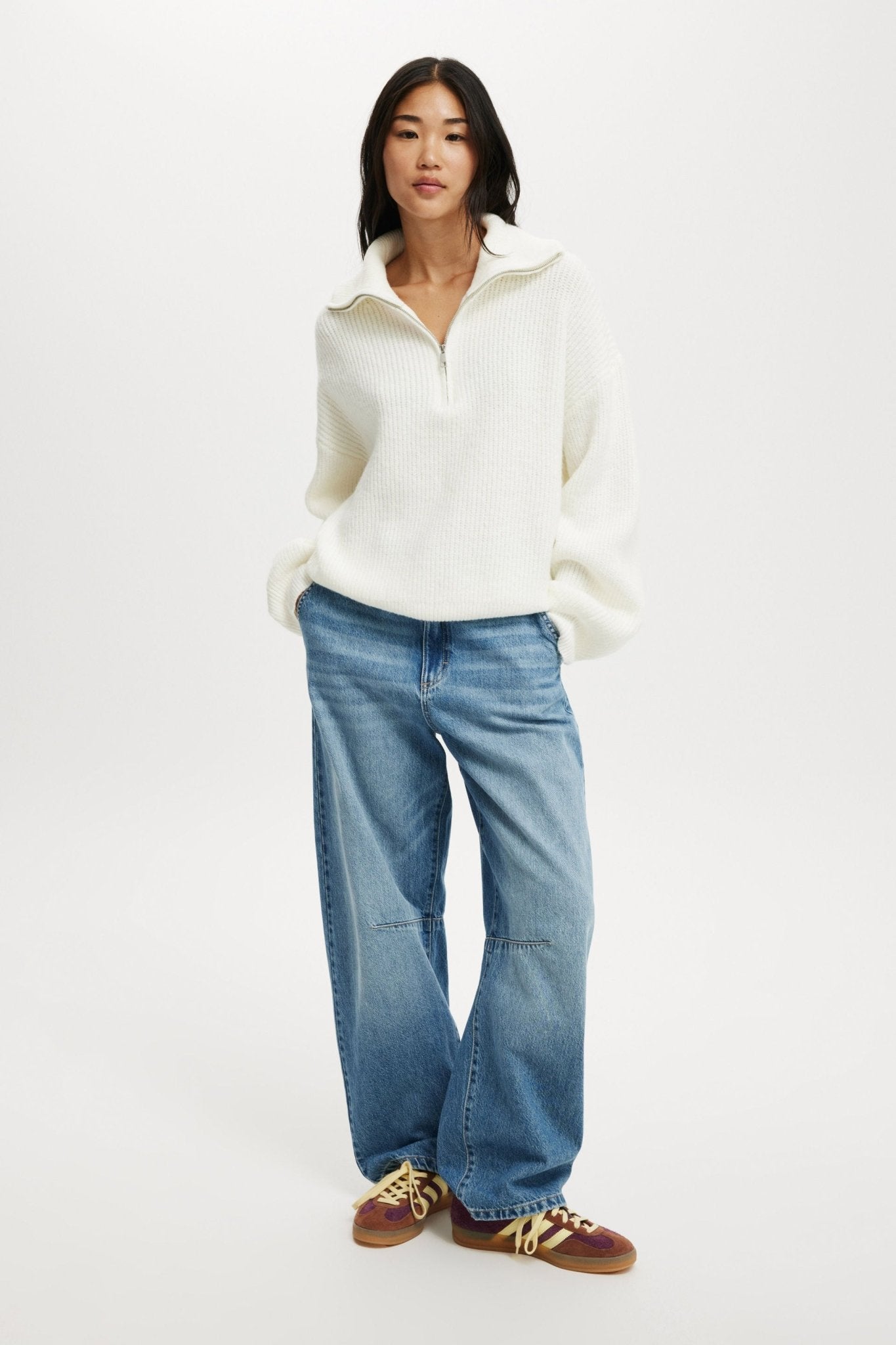 Felicia | Pull Luxe à Zip Demi