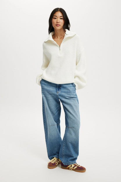 Felicia | Pull Luxe à Zip Demi